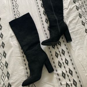 Sam Edelman Circus Black Velvet Boots